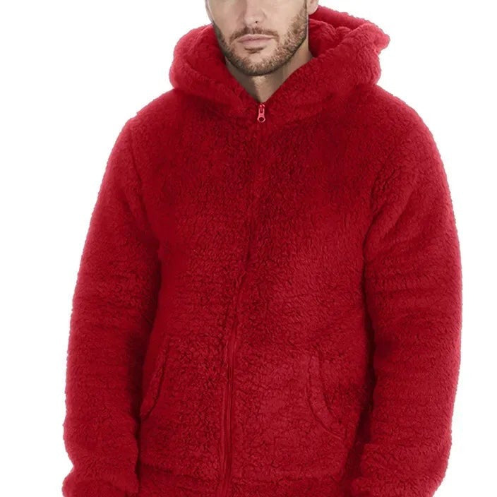 CosyCloud Men's Hooded Fleece Onesie