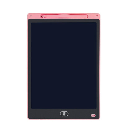 Kids Rechargeable LCD Drawing Tablet - Pink-12in-Color