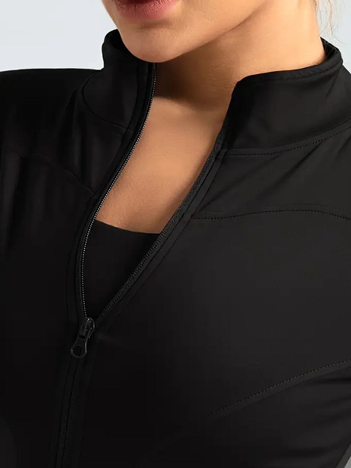 Women's Slim-Fit Zip Sports Jacket