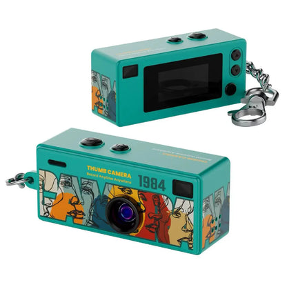 Ourlife Digital Camera Keychain Retro - Green