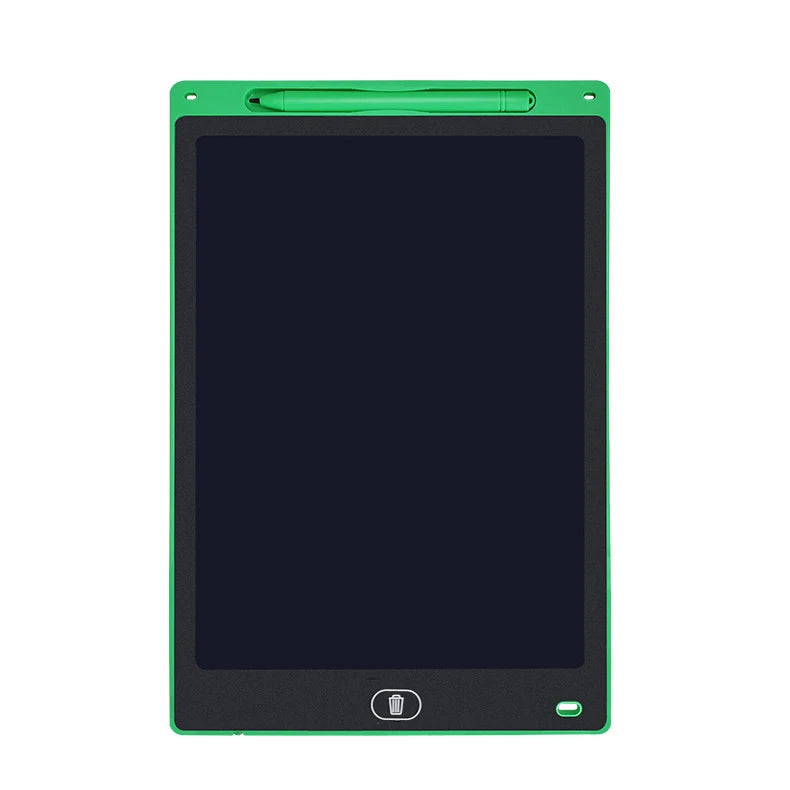 Kids Rechargeable LCD Drawing Tablet - Green-12in-Color