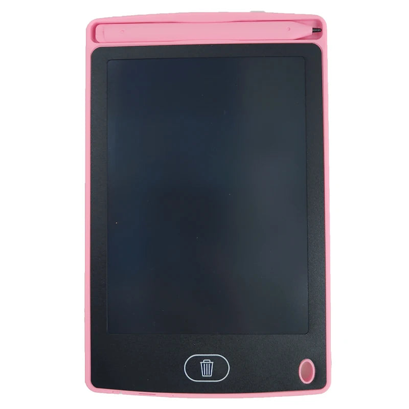Kids Rechargeable LCD Drawing Tablet - Pink-6.5in-Color