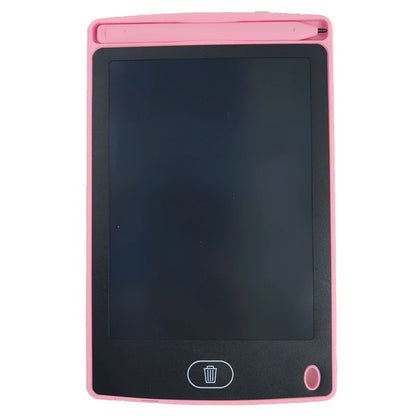 Kids Rechargeable LCD Drawing Tablet - Pink-6.5in-Color