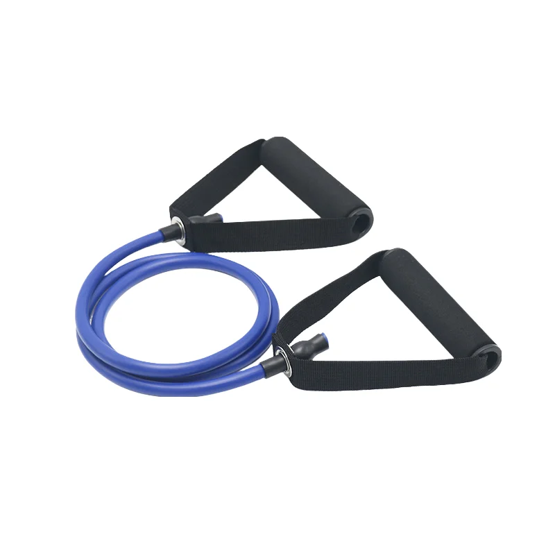 Resistance Bands Handles Exercise Workout - Blue 25LB