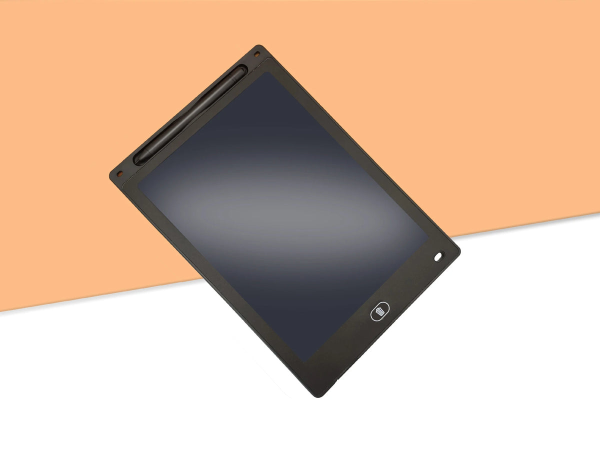 Kids Rechargeable LCD Drawing Tablet - Black-10in-Color