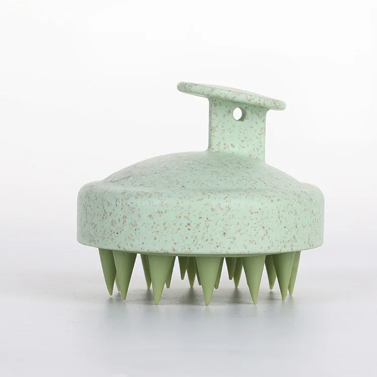 Silicone Shampoo Brush Body Massage - Green