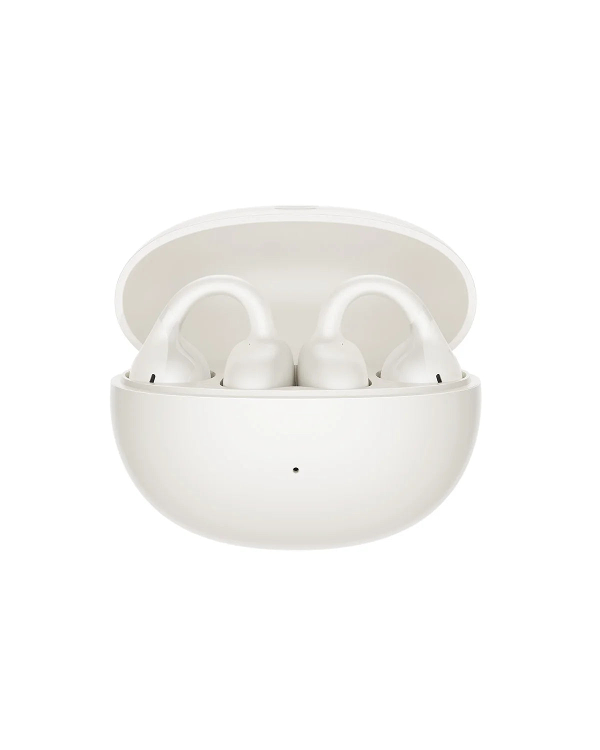 Wireless Ear Clip Earbuds Open - White