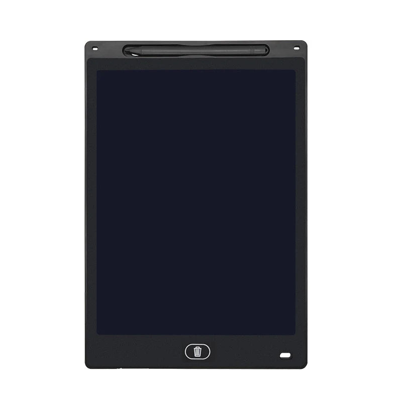 Kids Rechargeable LCD Drawing Tablet - Black-12in-Color