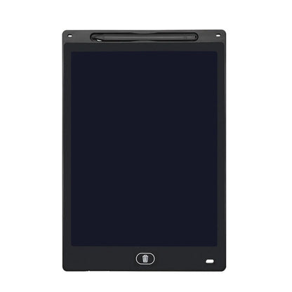 Kids Rechargeable LCD Drawing Tablet - Black-12in-Color