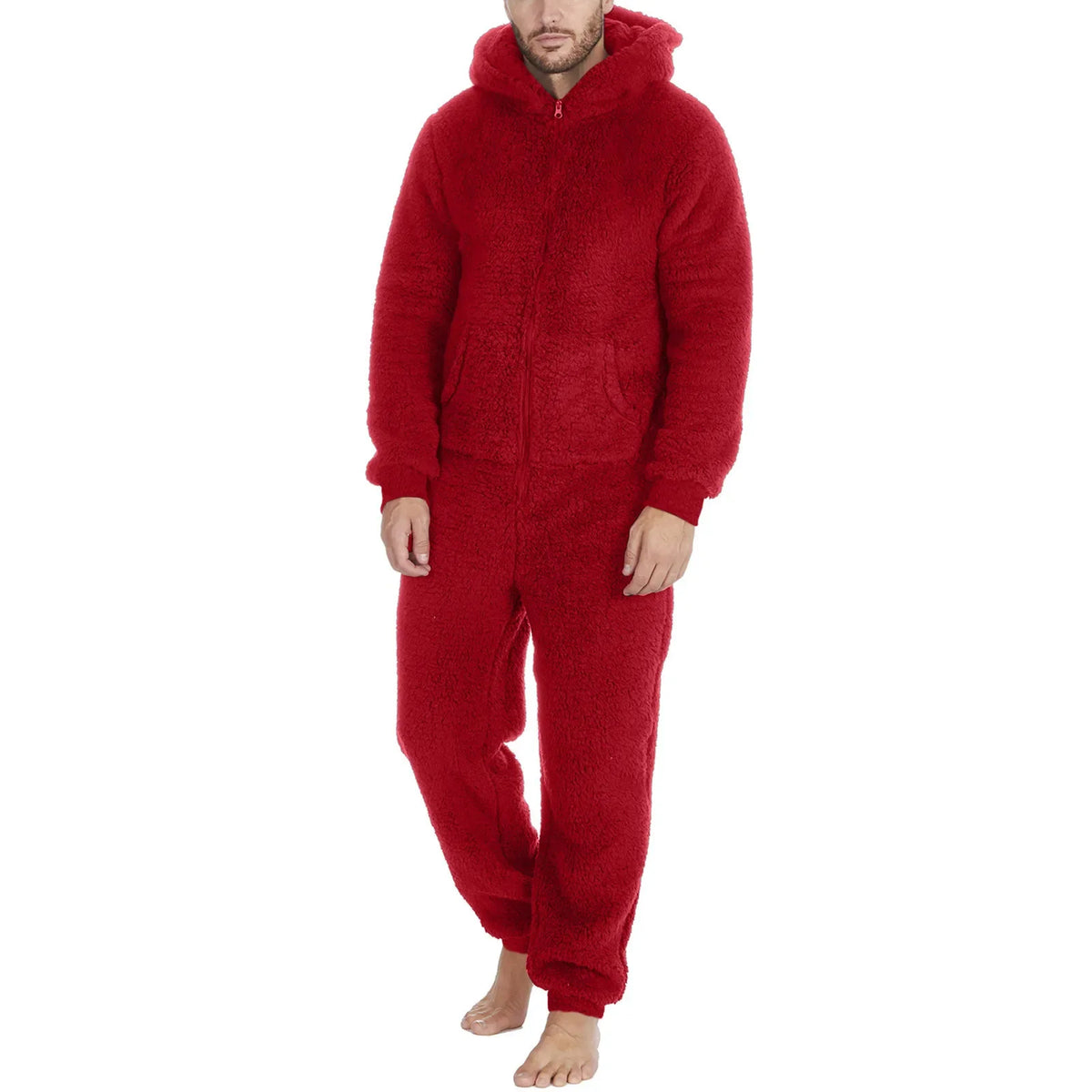 Men's Hooded Fleece Onesie
