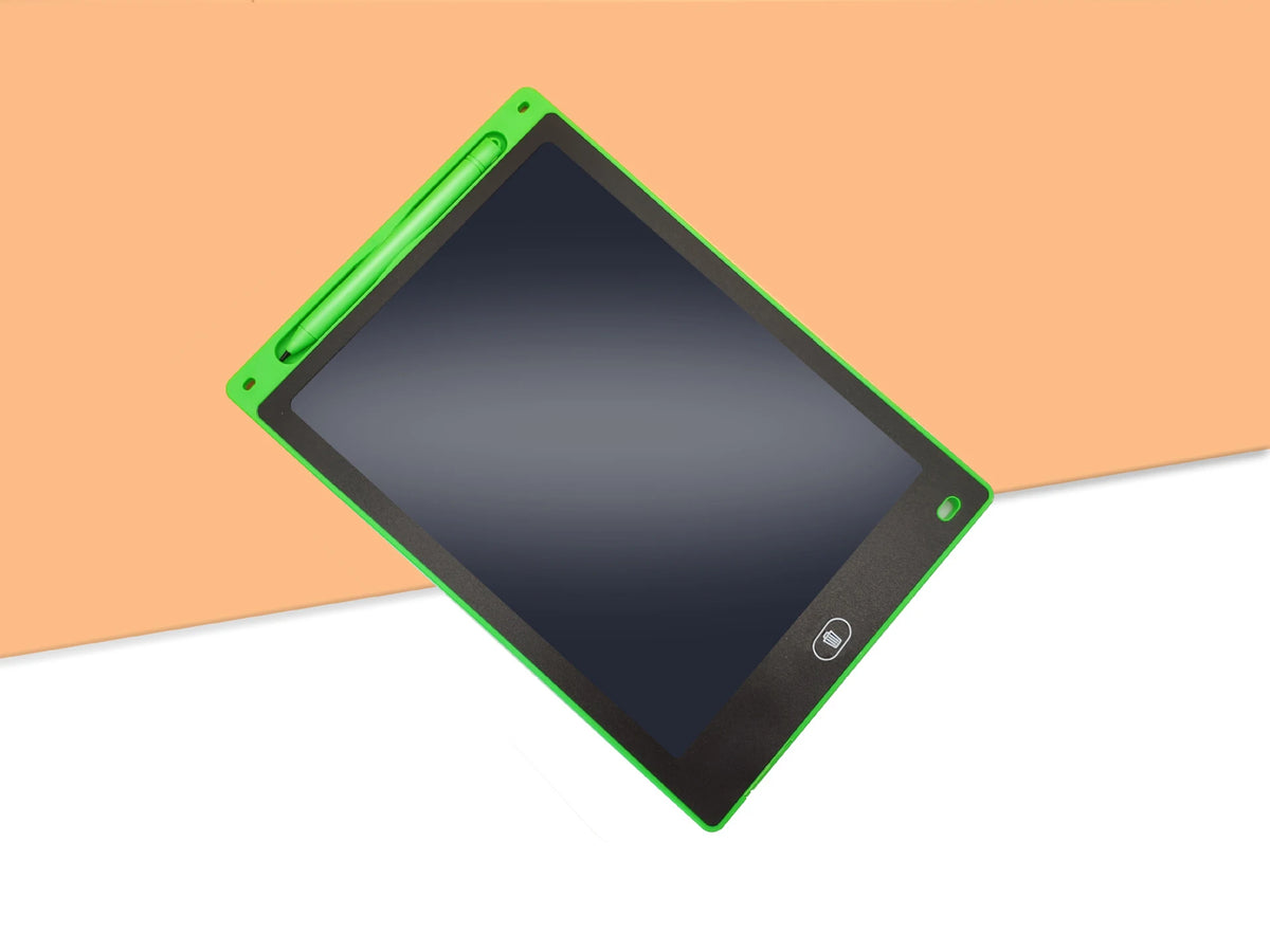 Kids Rechargeable LCD Drawing Tablet - Green-10in-Color