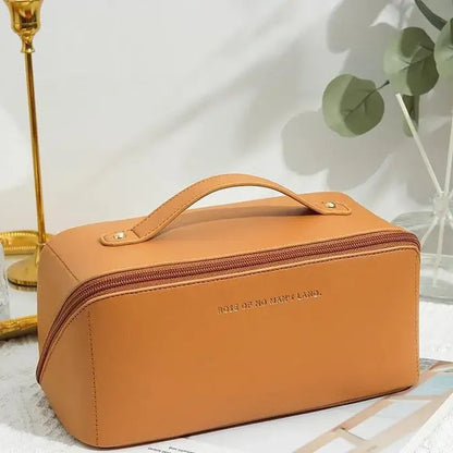 GlamPack Makeup & Toiletry Bag - Brown