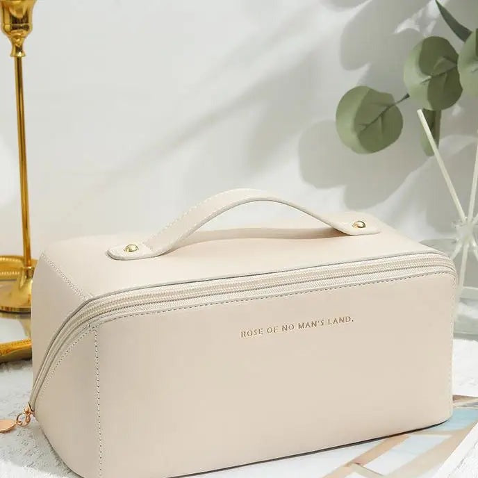 GlamPack Makeup & Toiletry Bag - White
