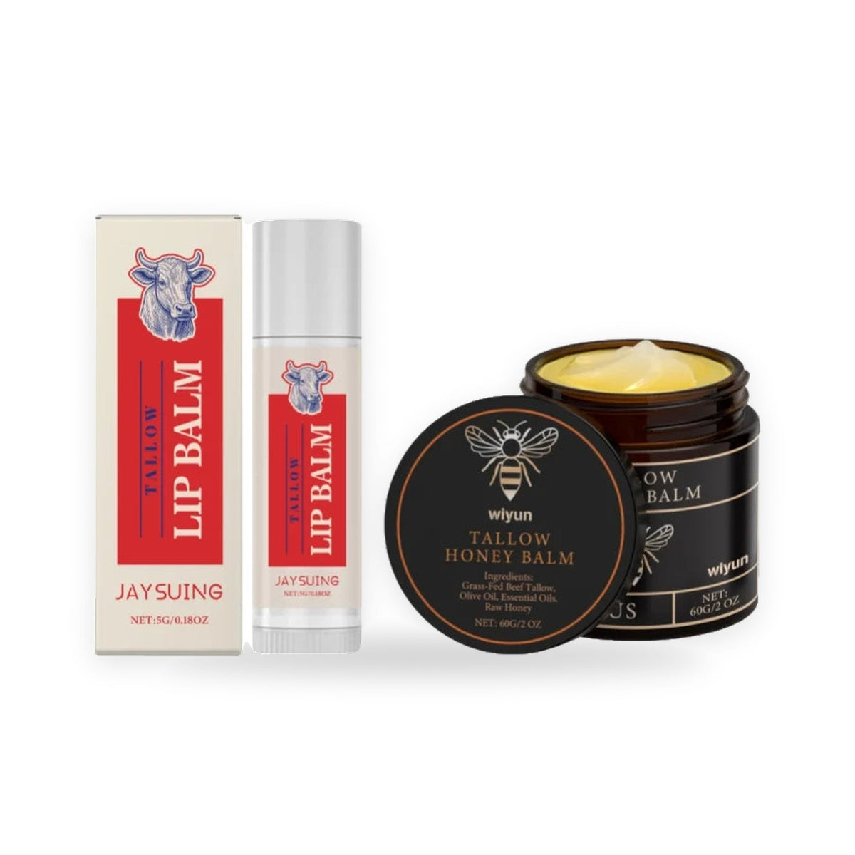 HoneyGlow Tallow & Honey Face Cream - Set A