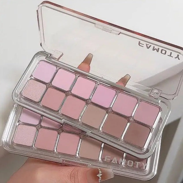 SoftMuse 12-Shade Matte Eyeshadow Palette - FMT-ES12-7