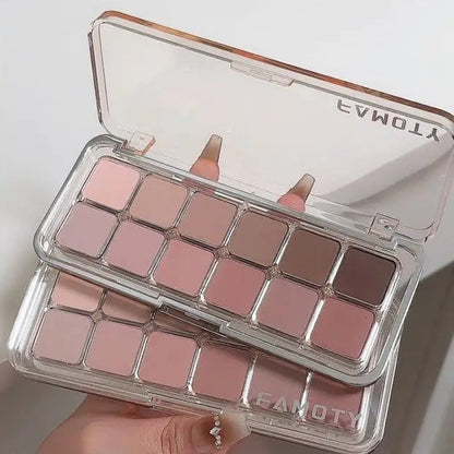 SoftMuse 12-Shade Matte Eyeshadow Palette - FMT-ES12-3