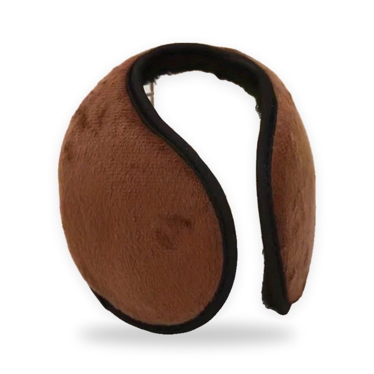 FluffCap Warm Plush Earmuffs - Coffee