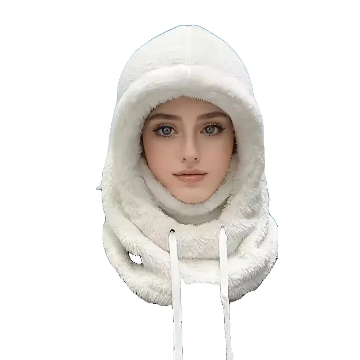 Warm Fleece Balaclava - White
