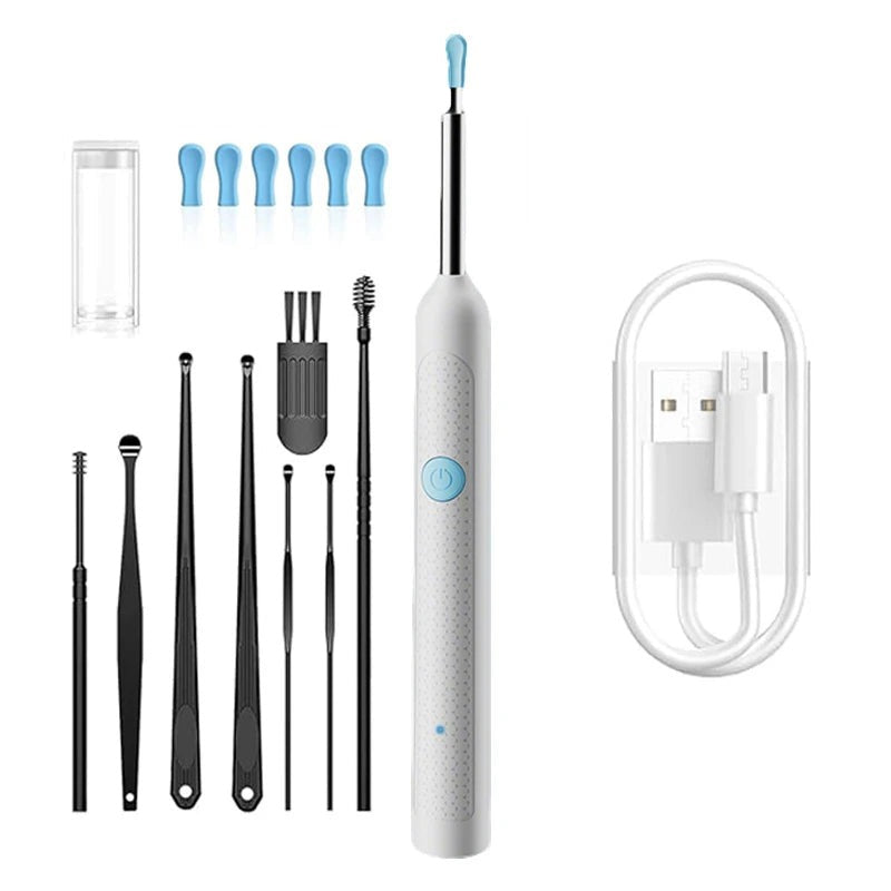 ClearSight Ear Wax Removal Camera - Y38 8pcs Set White