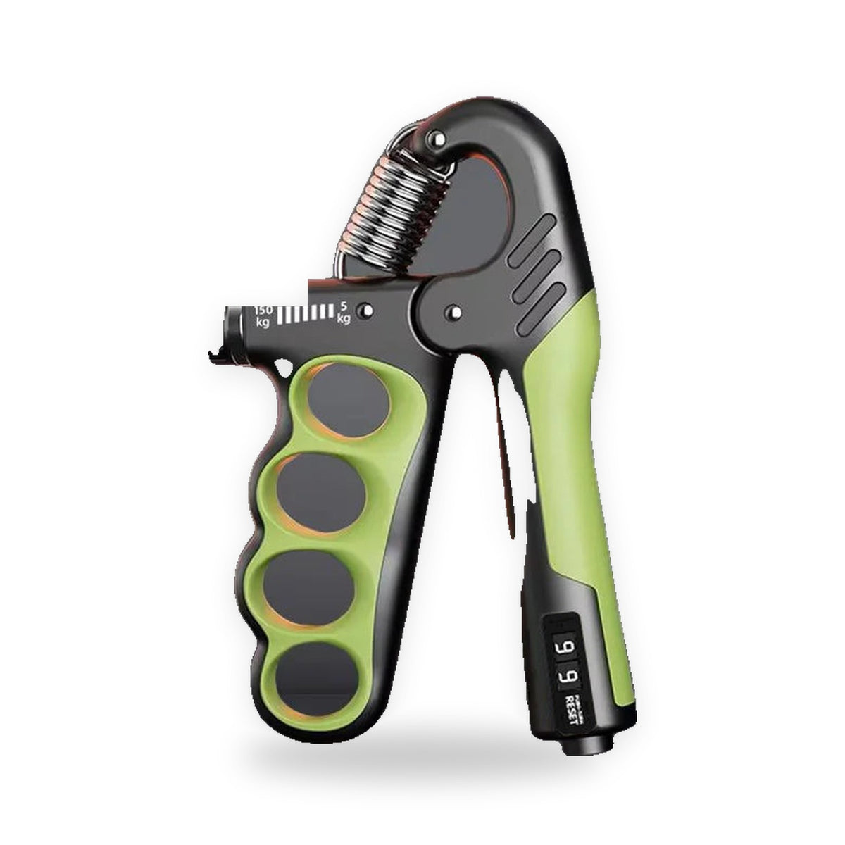 GripForge Hand Grip Strengthener - Mechanical Green