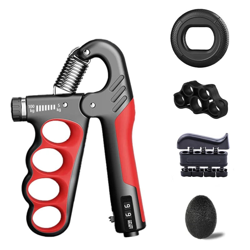 GripForge Hand Grip Strengthener - Red-5pcs