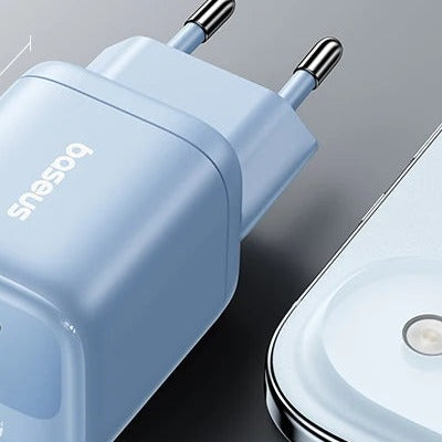 Baseus 45W GaN Fast Charger - Blue EU Plug