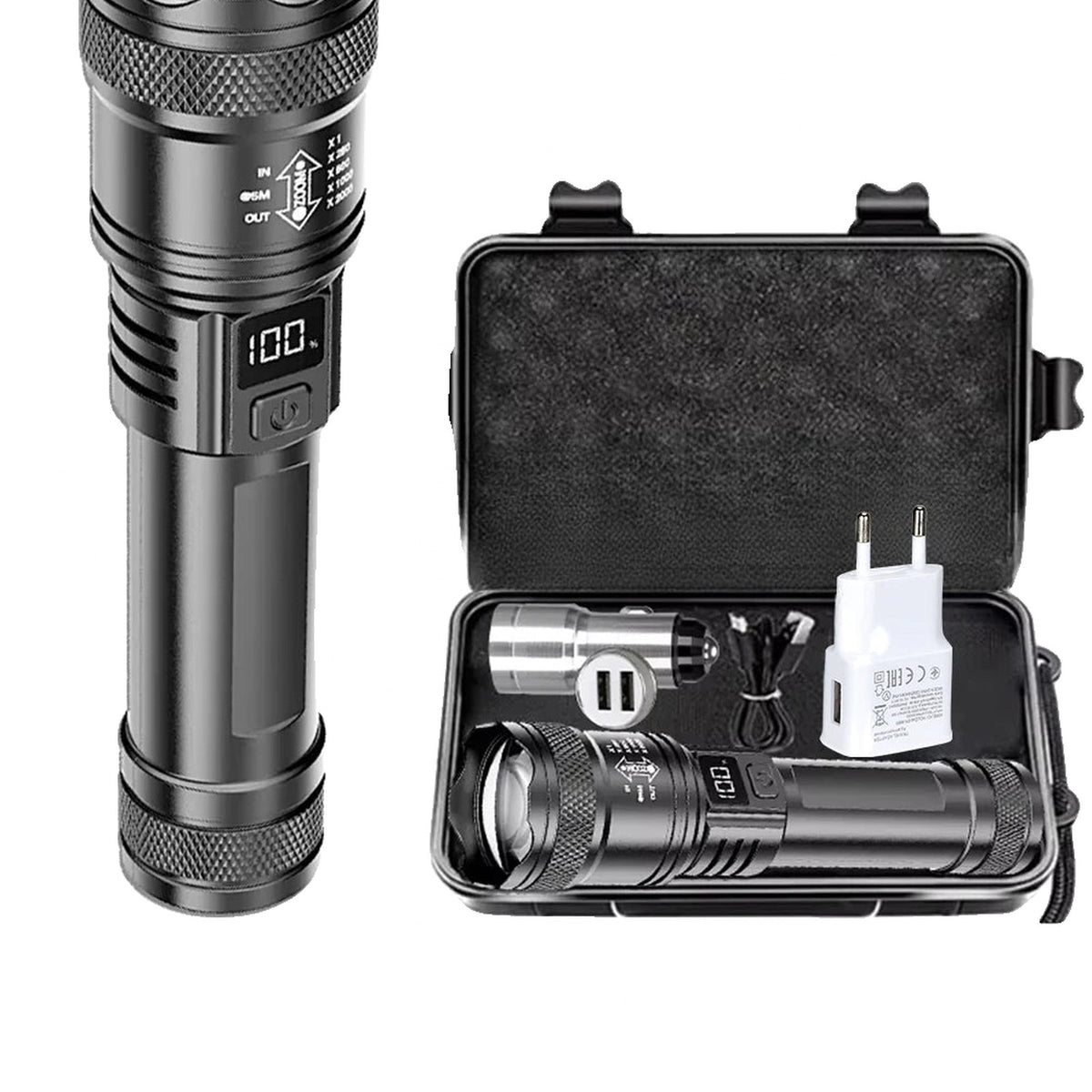 BlazeBeam Rechargeable LED Torch - S384-SET