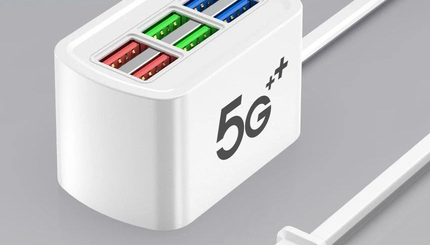 ChargeNest 6-in-1 USB Charging Station