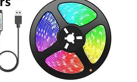 MoodGlow Smart RGB LED Strip Lights - 5m, 1m, 2m