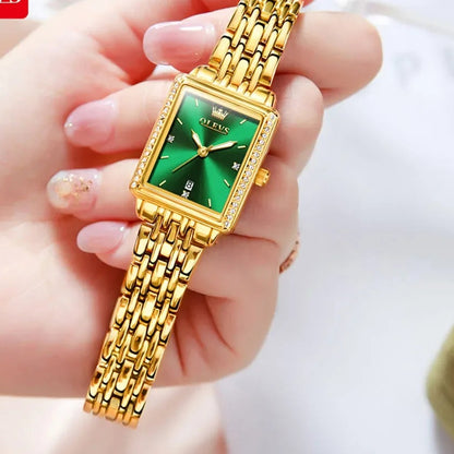 OLEVS 9995 Women's Gold Bracelet Watch