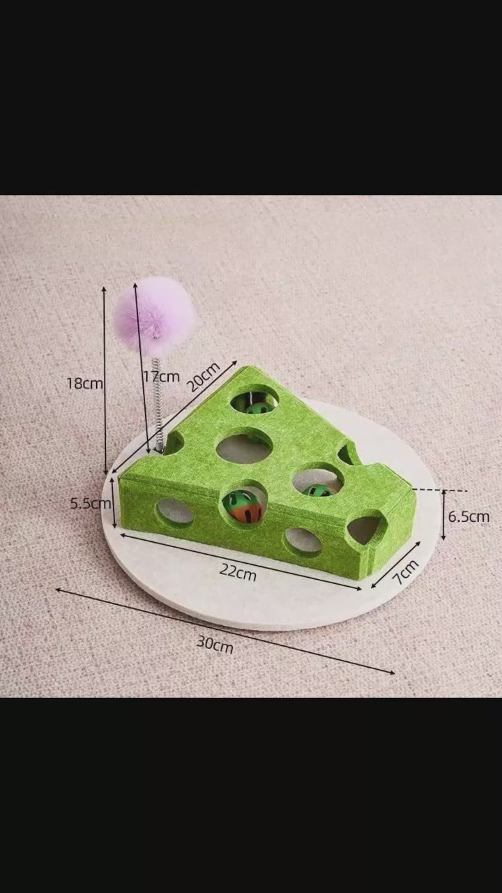 Felt Cat Puzzle Feeder Box
