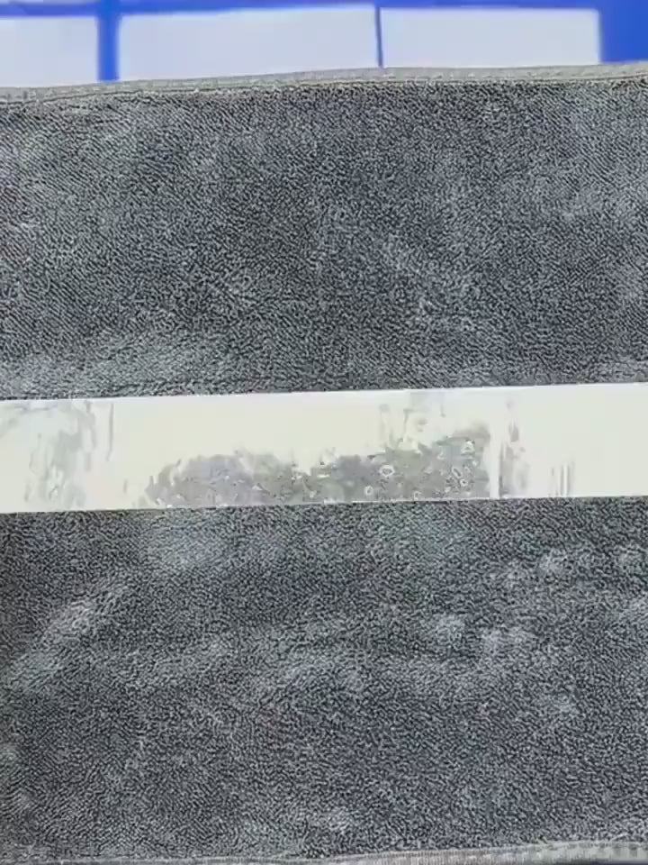 Dark Gray Car Microfiber Towel